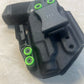 SPRINGFIELD HELLCAT- TLR7/ SUB  IWB HOLSTER BLACK/ZOMBIE GREEN