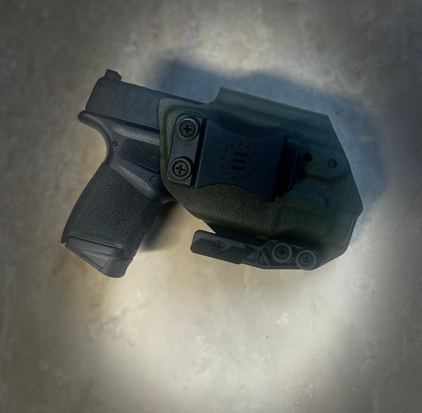 SPRINGFIELD HELLCAT TLR7/ SUB  IWB HOLSTER OD GREEN