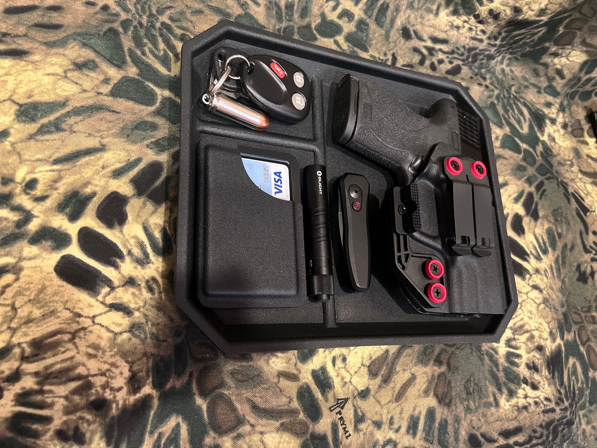 EDC Tray Mold  Quality custom Kydex® holsters at an affordable price.