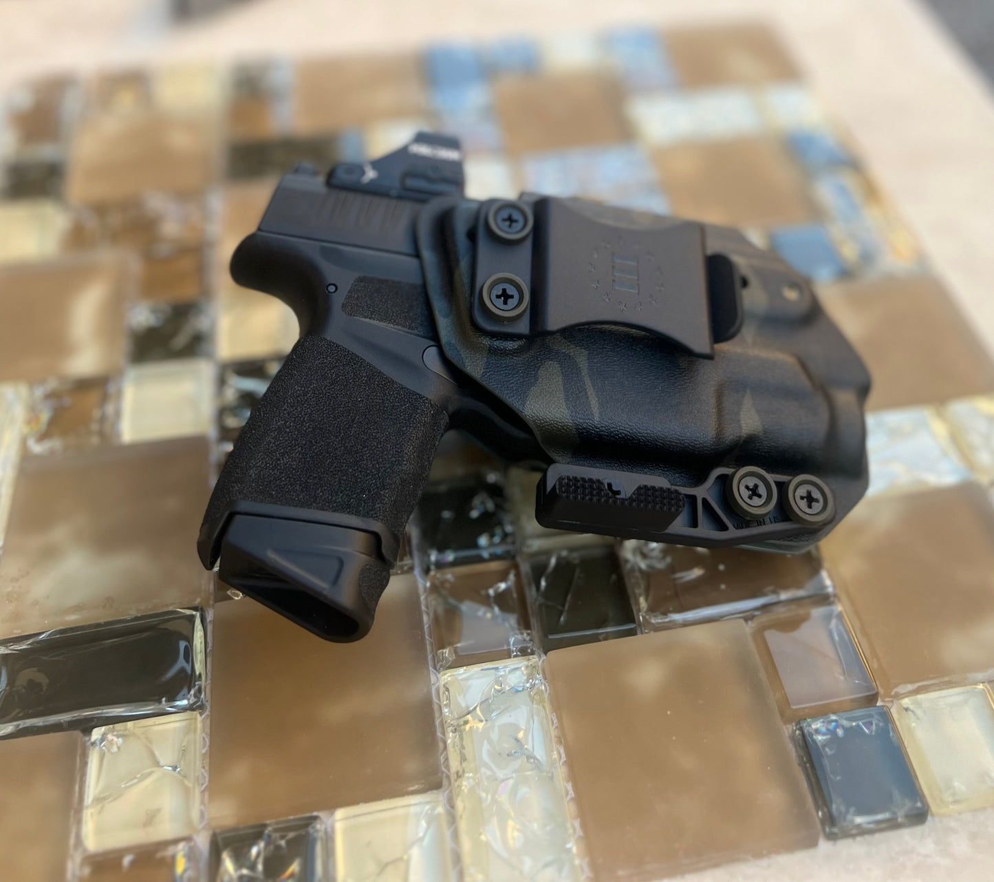 SPRINGFIELD HELLCAT/TLR7 SUB IWB BLACK MULTICAM