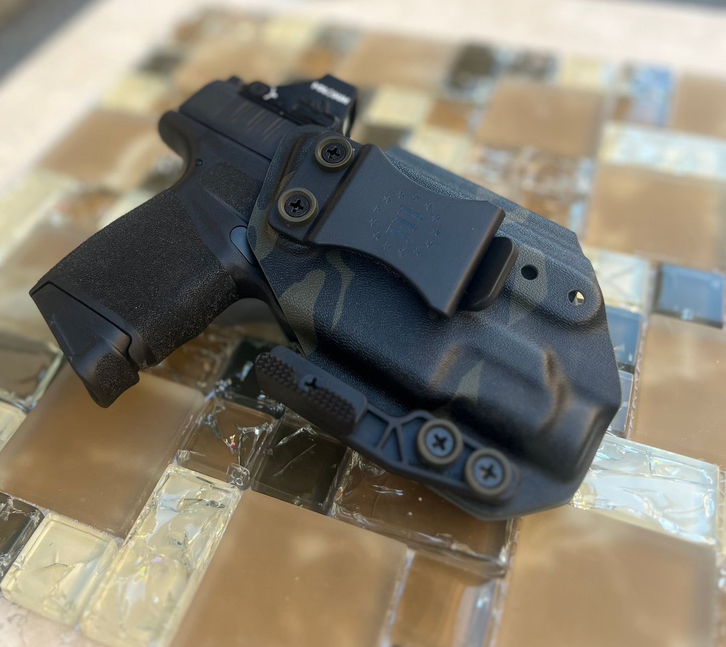 SPRINGFIELD HELLCAT/TLR7 SUB IWB BLACK MULTICAM