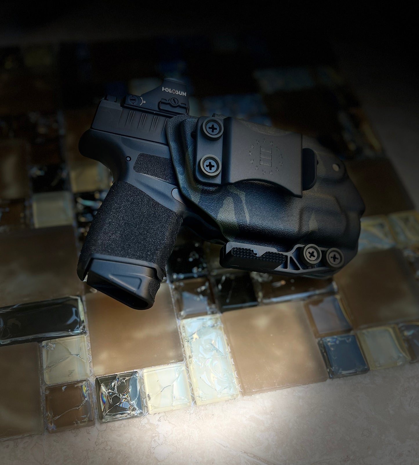 SPRINGFIELD HELLCAT/TLR7 SUB IWB BLACK MULTICAM