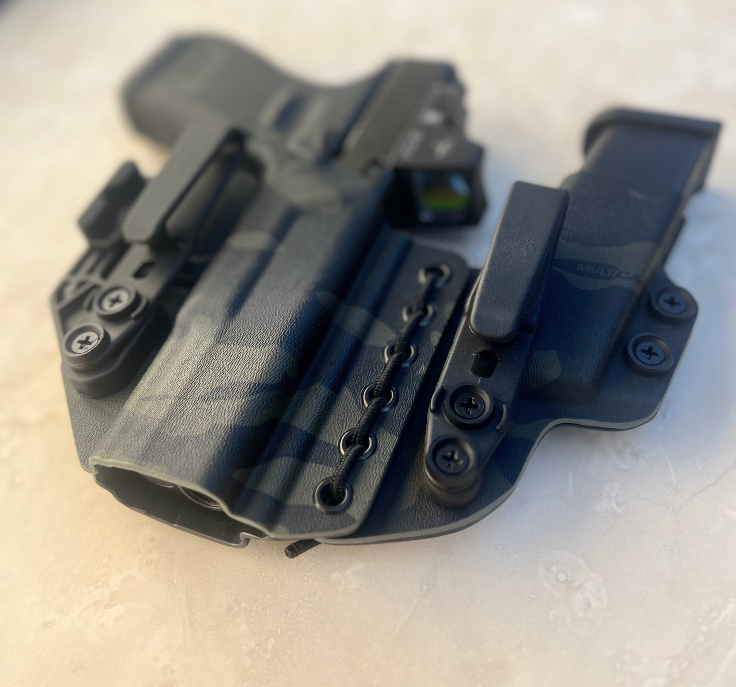 GLOCK 17/19/23 IWB SIDECAR HOLSTER BLACK-MULTICAM