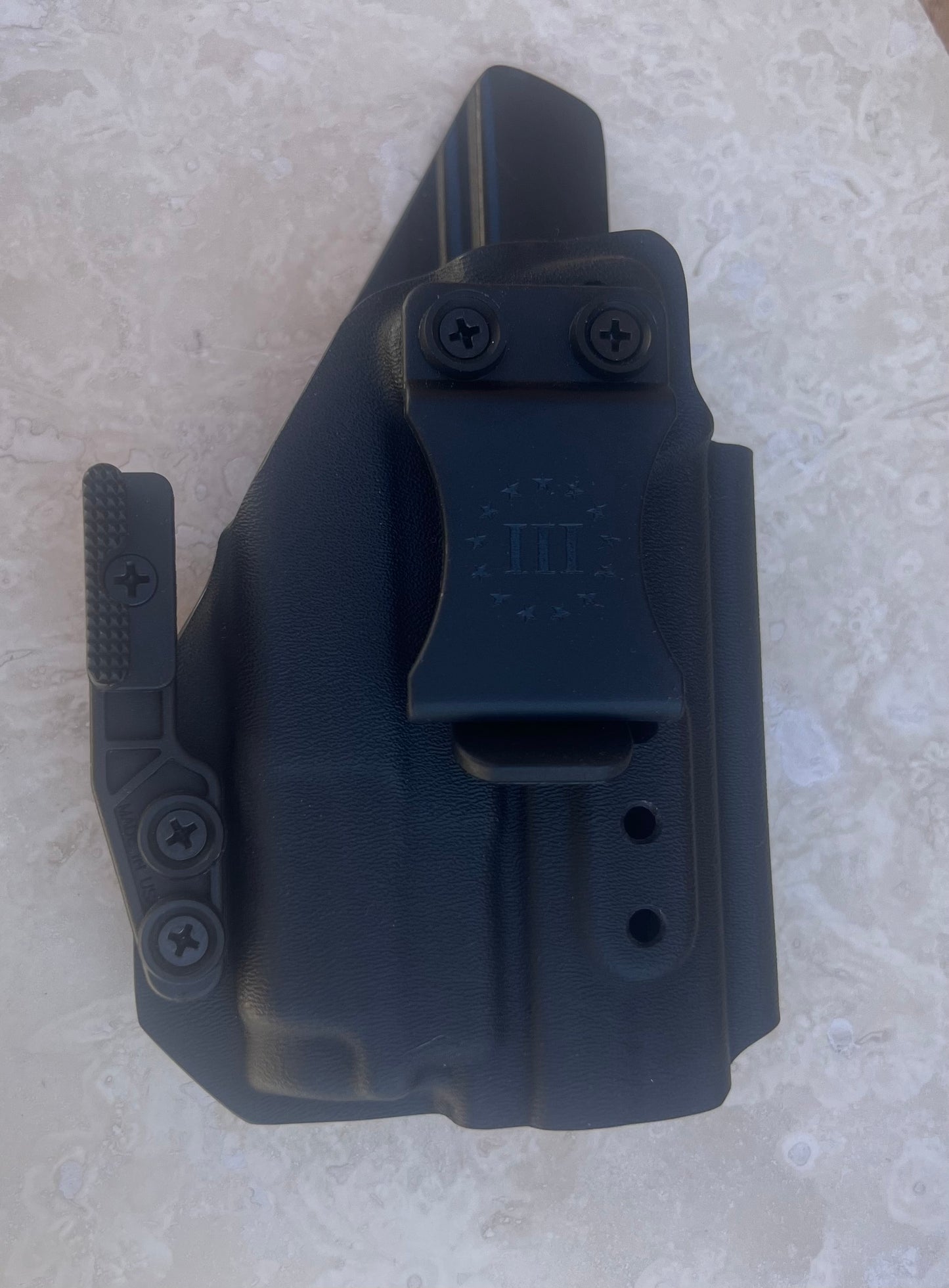 HK P2000/ OLIGHT BALDR S LIGHT BEARING IWB HOLSTER BLACK