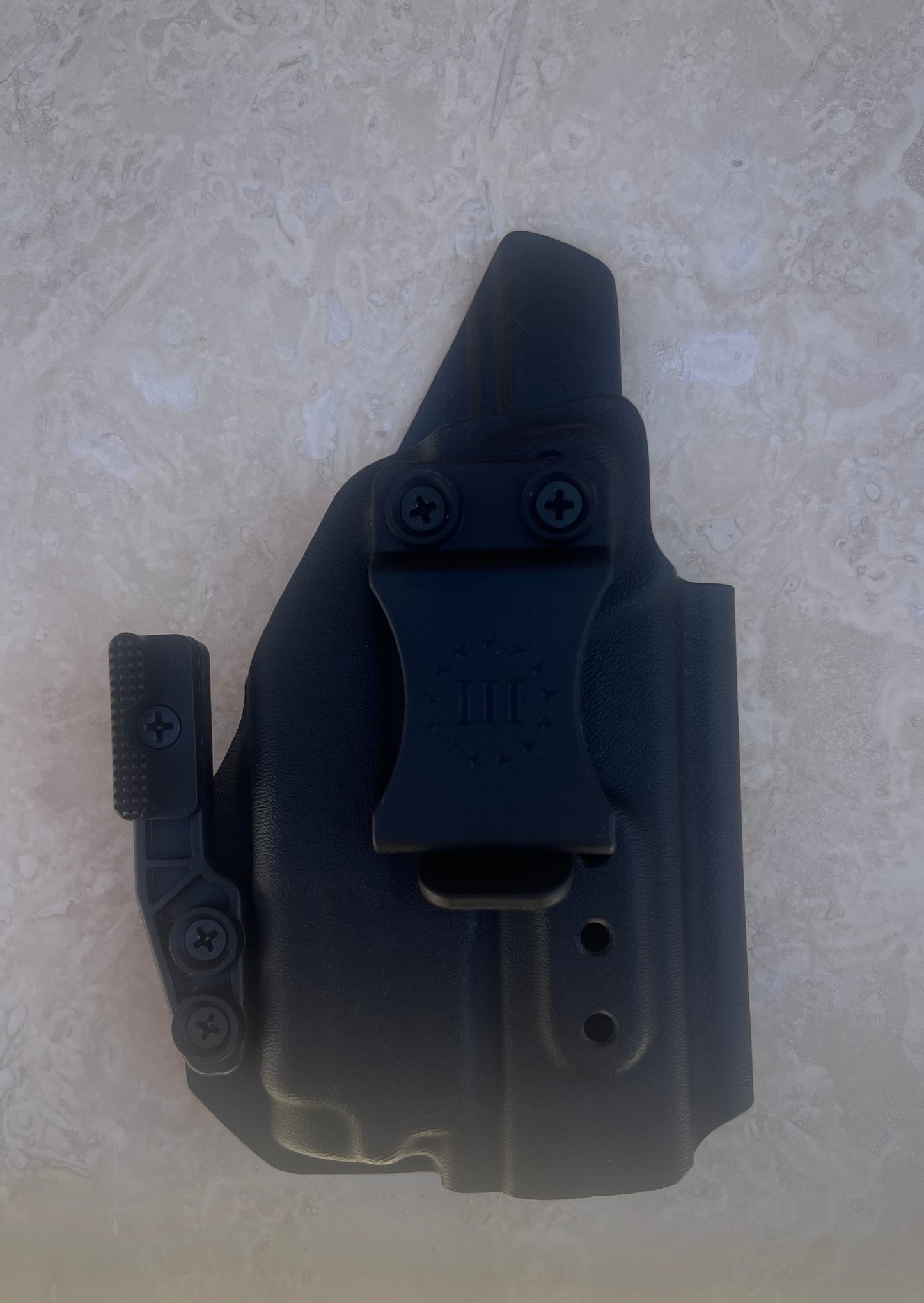 HK P2000/ OLIGHT BALDR S LIGHT BEARING IWB HOLSTER BLACK